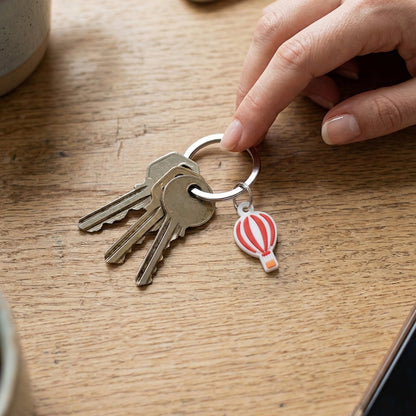 Air Balloon Charm Keychain Set