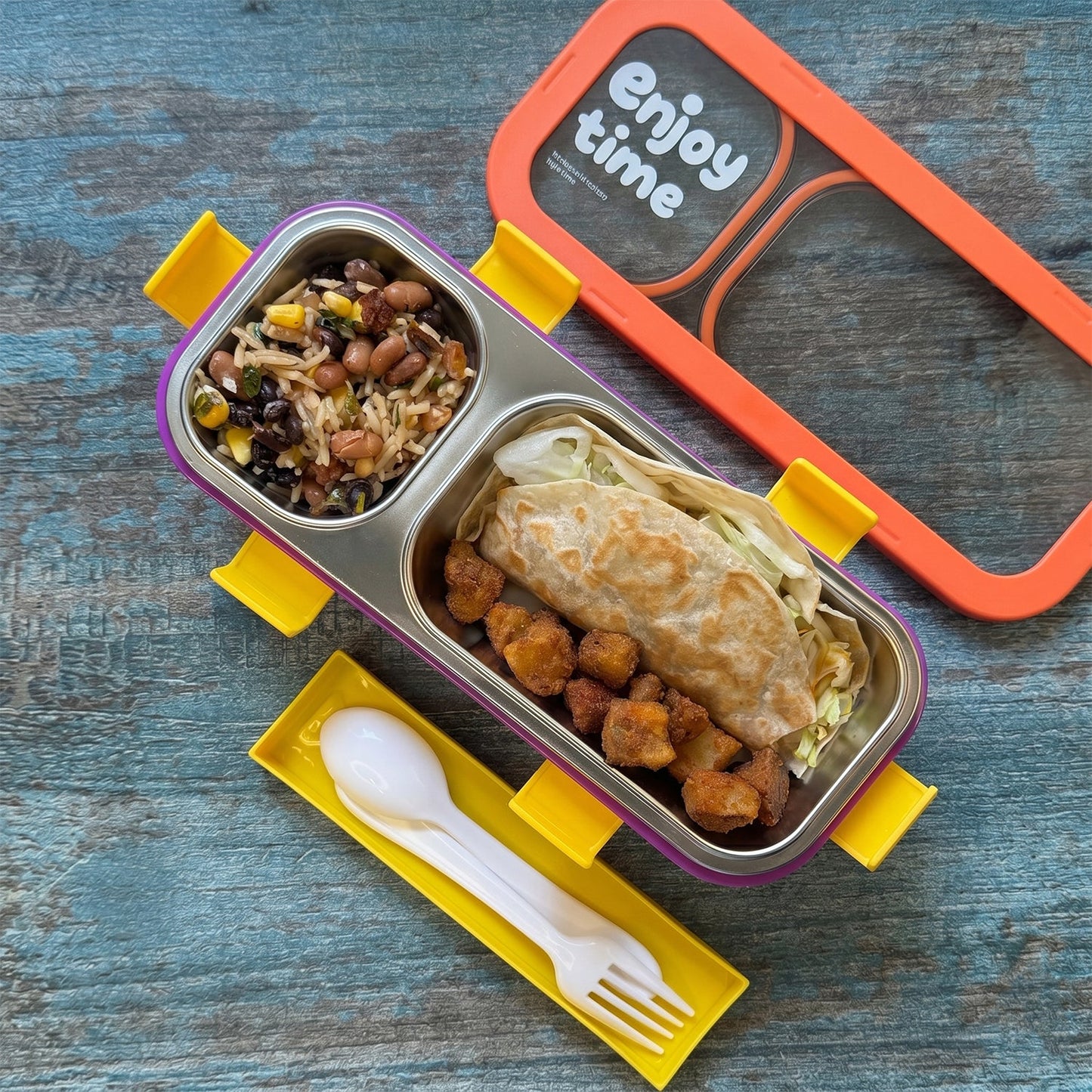 durable steel food storage box