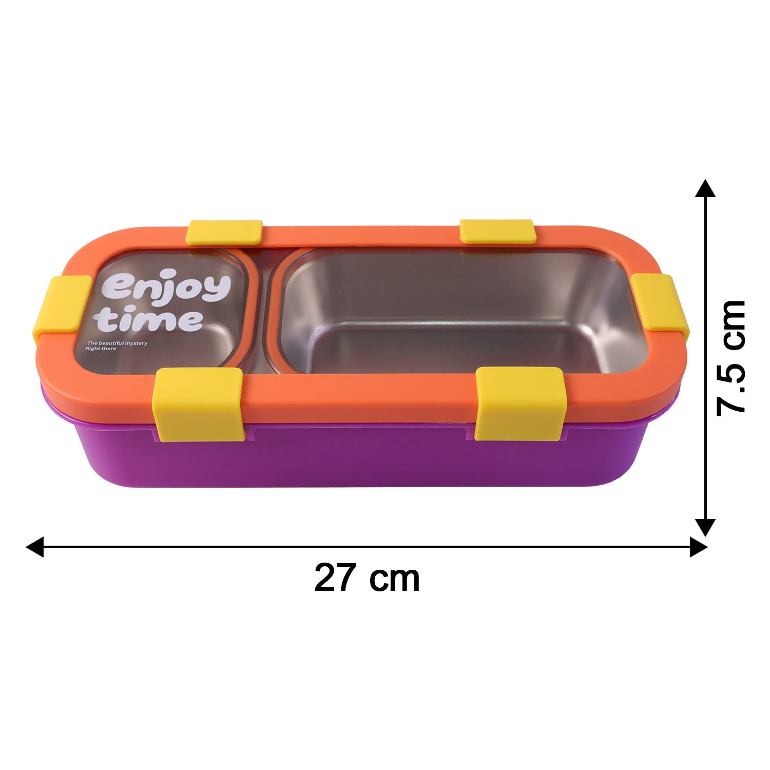 divided lunch box steel container