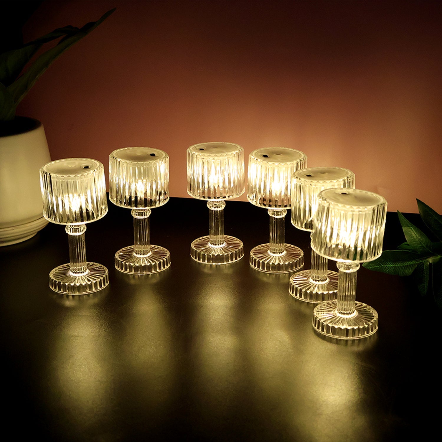 Decorative Wine Glass Lamps