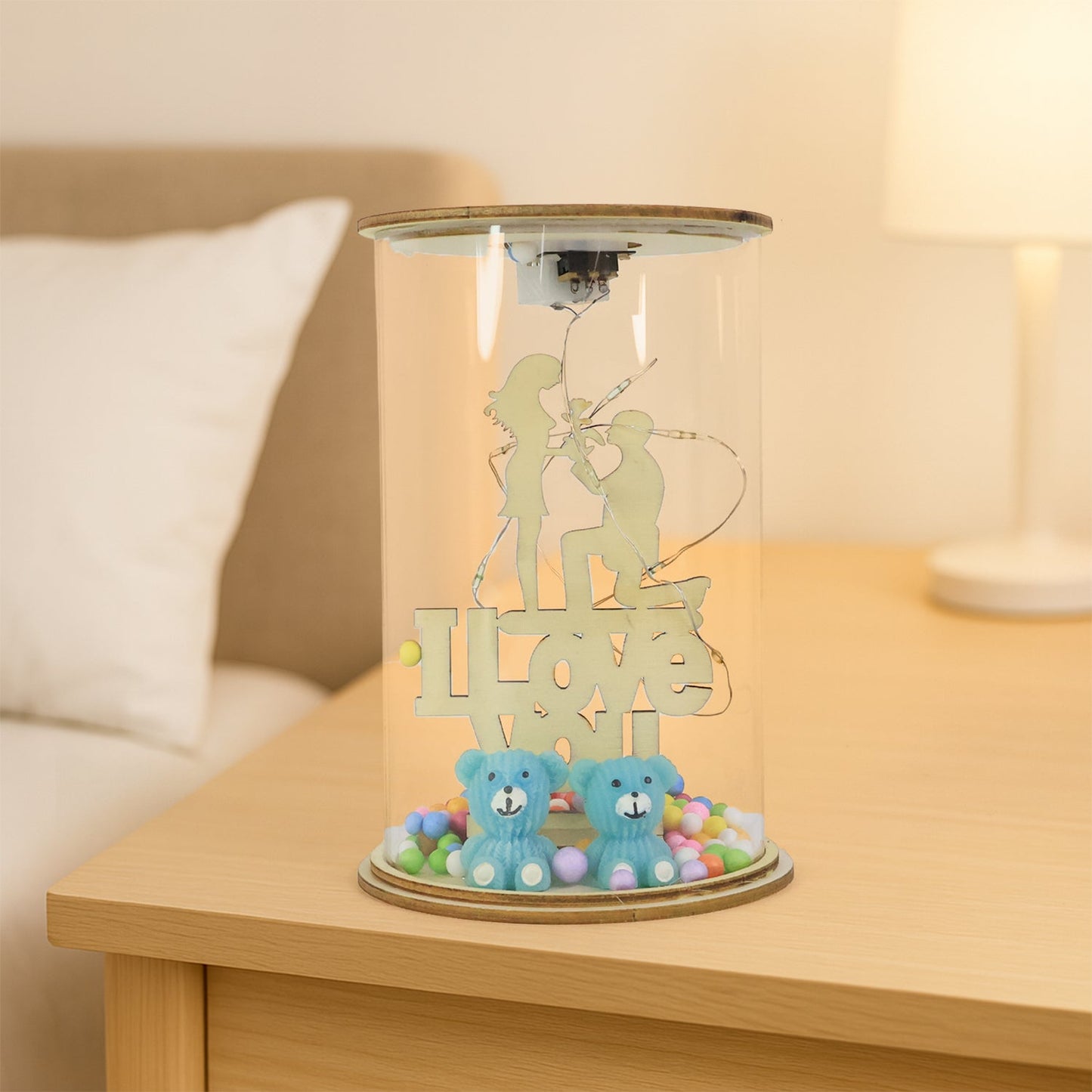 Love You LED Decorative Light Showpiece (1 Pc)