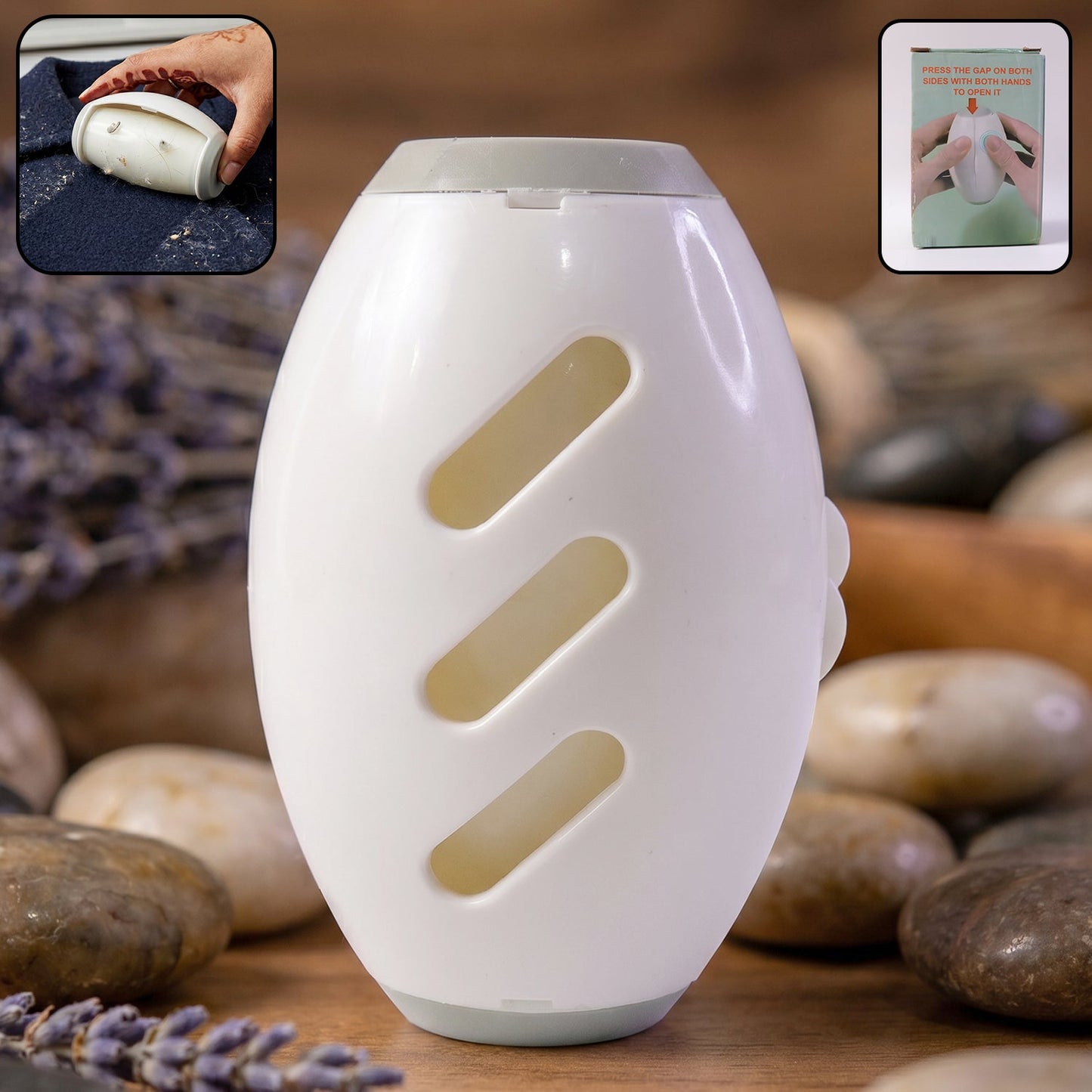 Reusable Lint Roller - 1 Pc – Eco-Friendly, Easy-to-Use for Clothes, Furniture