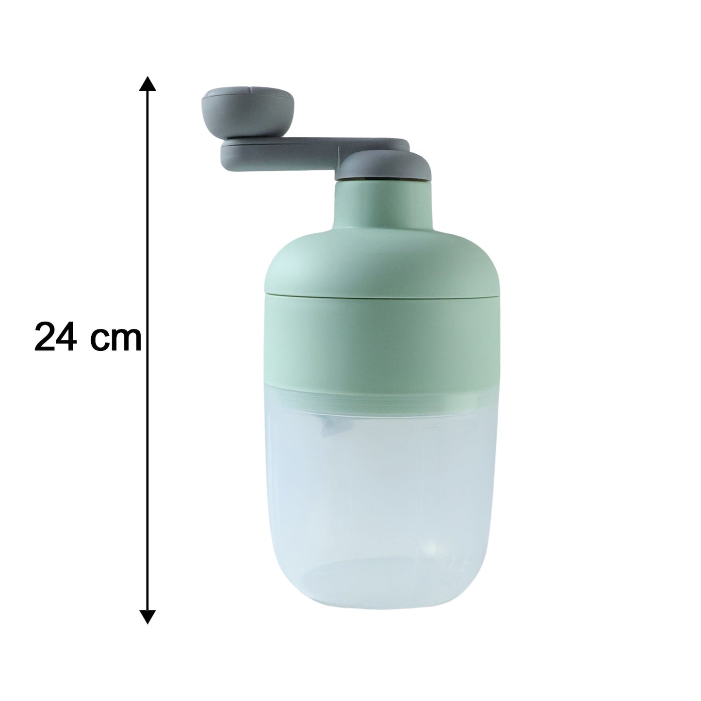 Manual Ice Crusher Shaved Ice Machine with Hand Crank (1 Set)