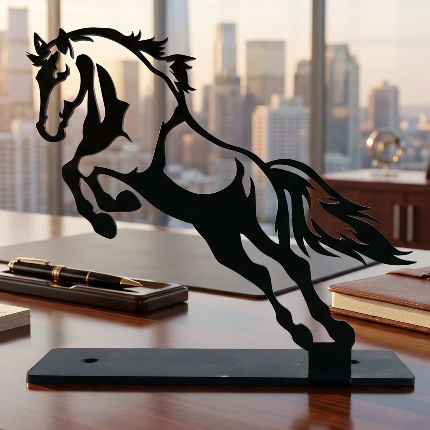 office desk horse decor