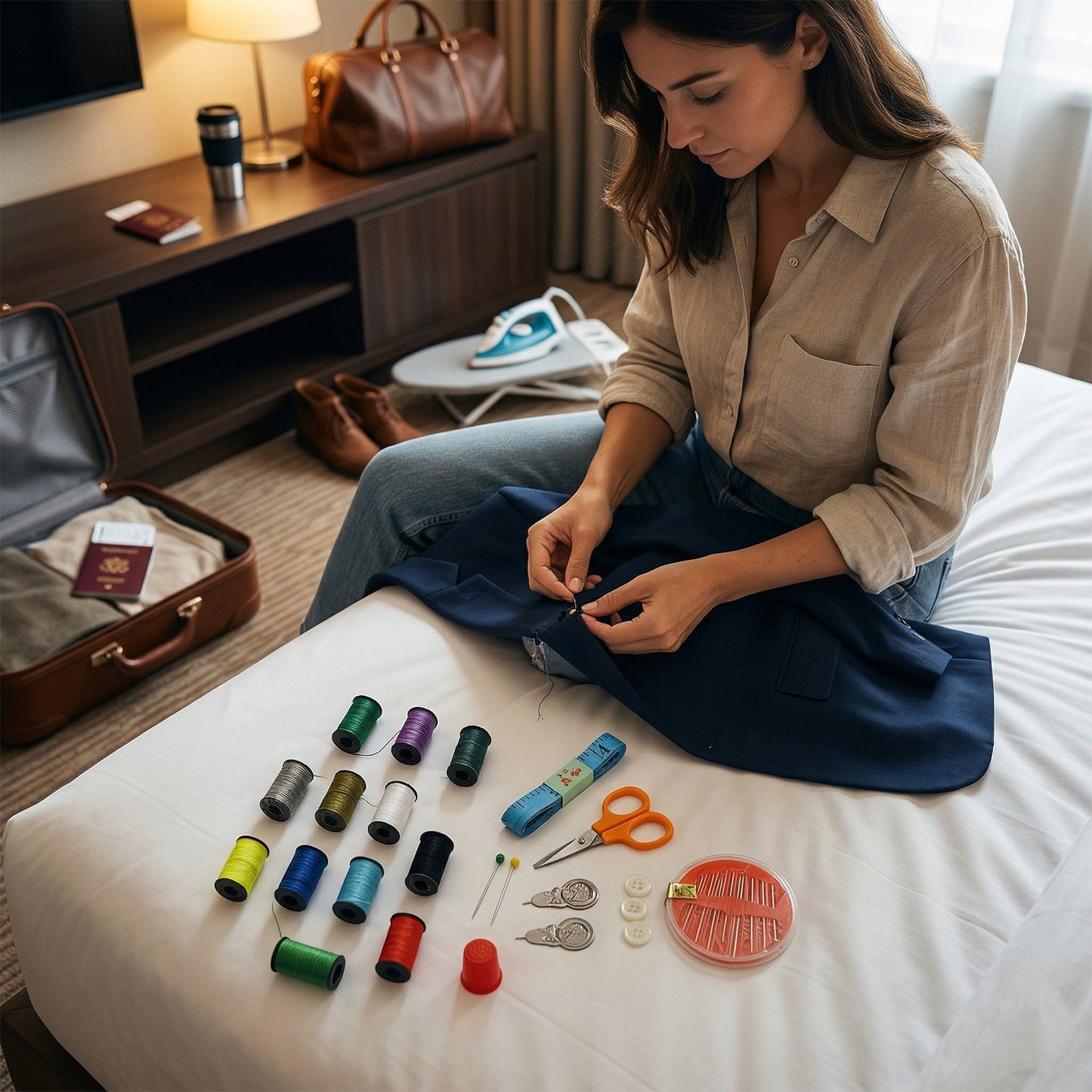 portable sewing repair kit