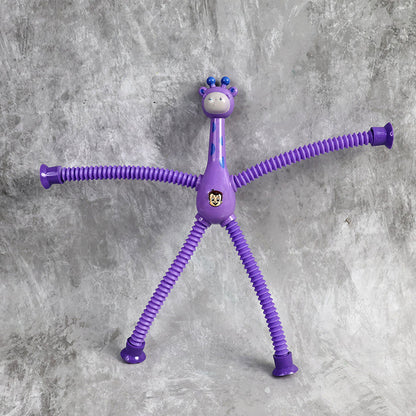 Flexible giraffe desk toy