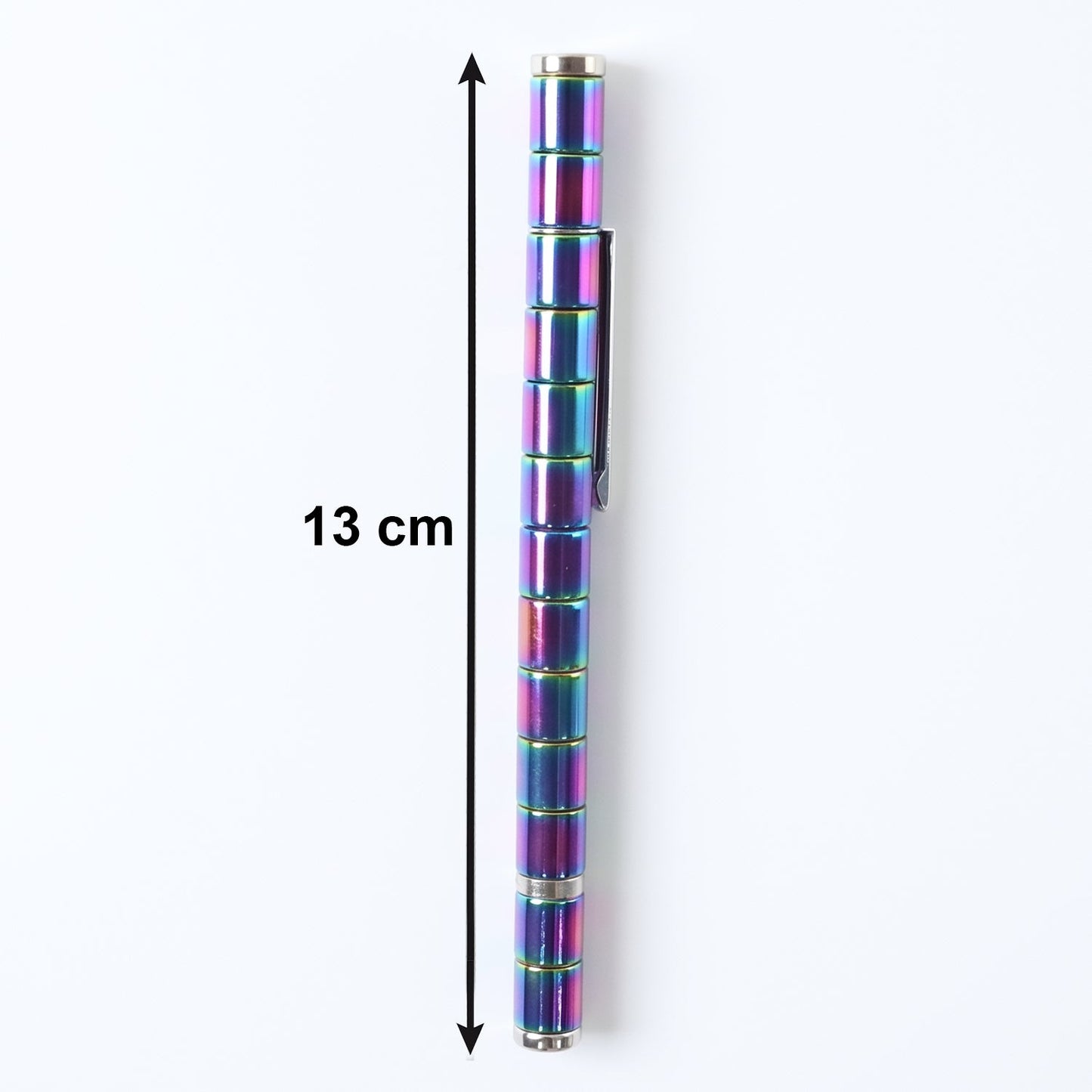 Magnetic Metal Writing Pen with Fidget Spinner Function - 1 Pc