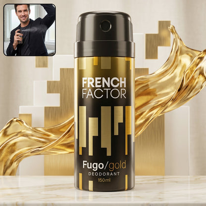 French Factor Fugo Gold Deodorant Body Spray (1 Pc, 150 ML)