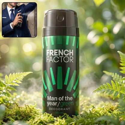 French Factor Man of the Year Green Deodorant