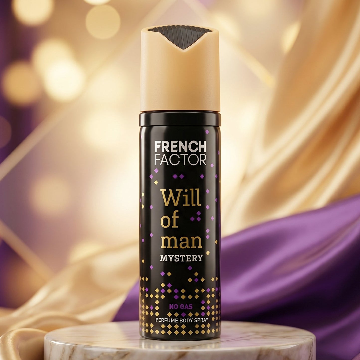 French Factor Will Of Man Mystery Perfume Body Spray (120 ML)