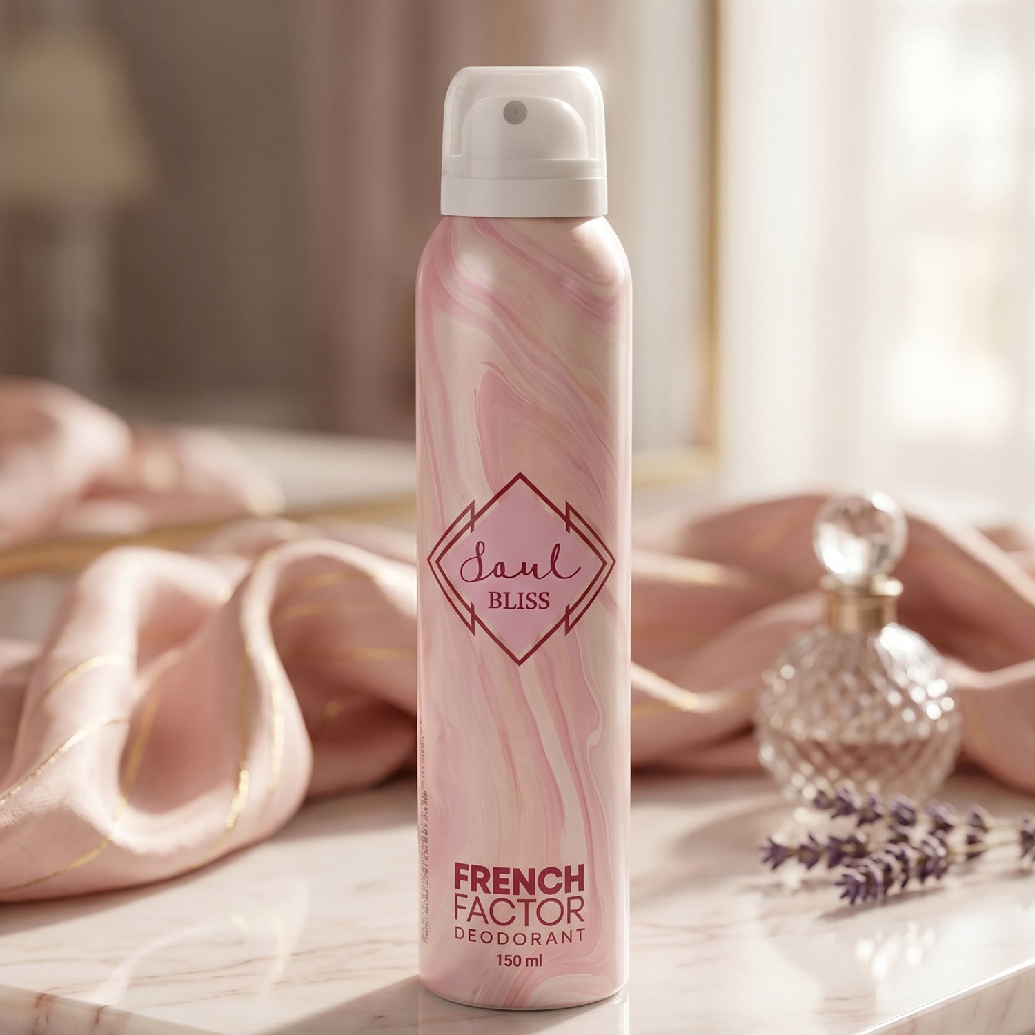 Soul Bliss Pink Marble Deodorant