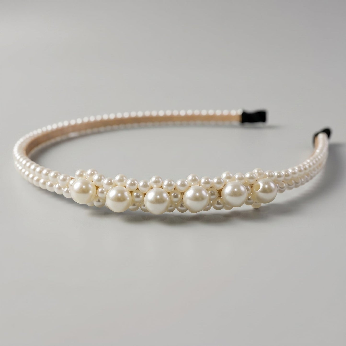 Pearl Beaded Designer Hairband for Women Stylish Headband (1 Pc)