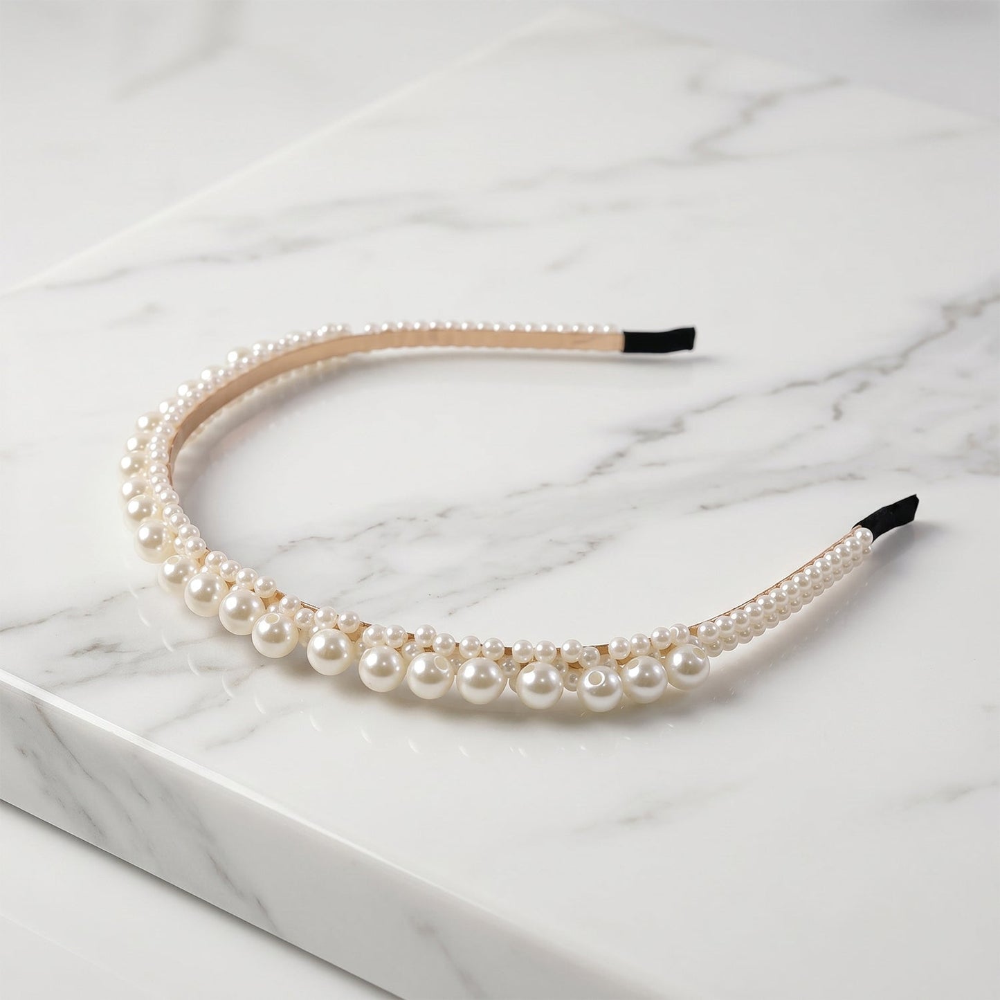 Elegant Pearl Studded Hairband for Women Daily Wear Headband (1 Pc)