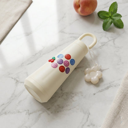 Portable and Stylish Water Glass Bottle (500 ML)