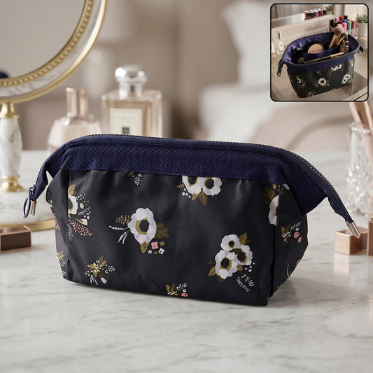 Stylish Multipurpose Cosmetic Storage Pouch Bag (1  Pc, 18x12 Cm)