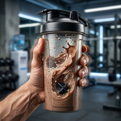 500 ML Plastic Prime Gym Shaker Bottle (1 Pc)
