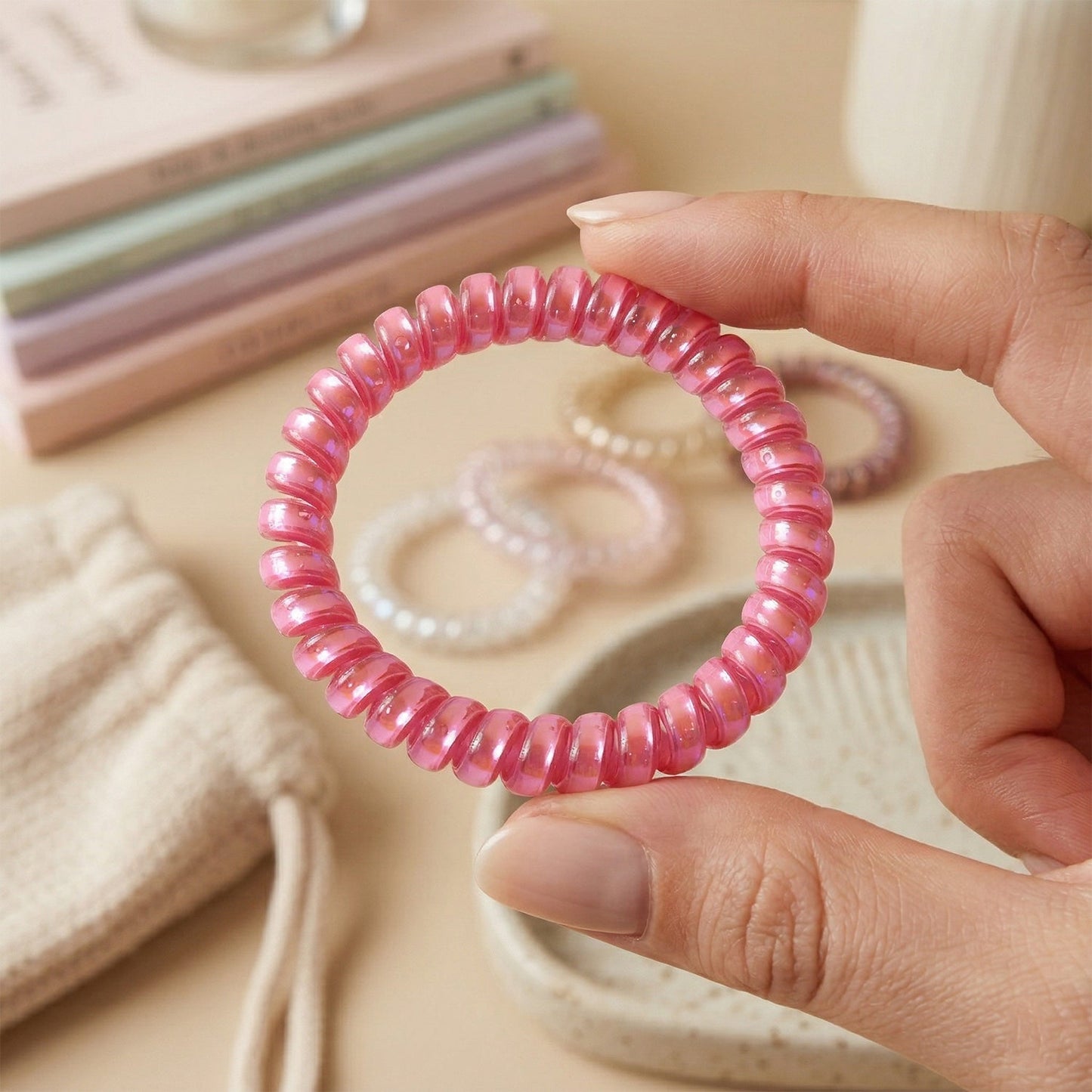 women spiral hair band