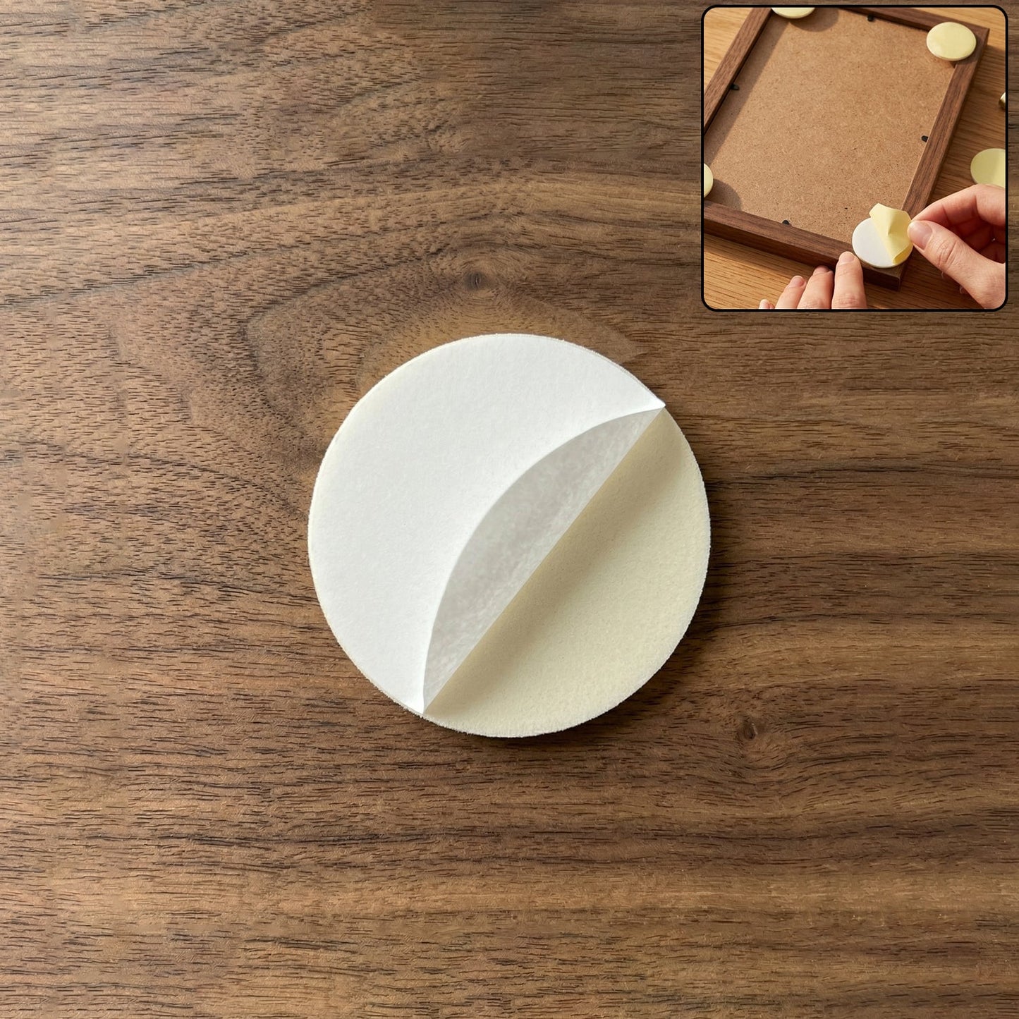 Round furniture protection pads