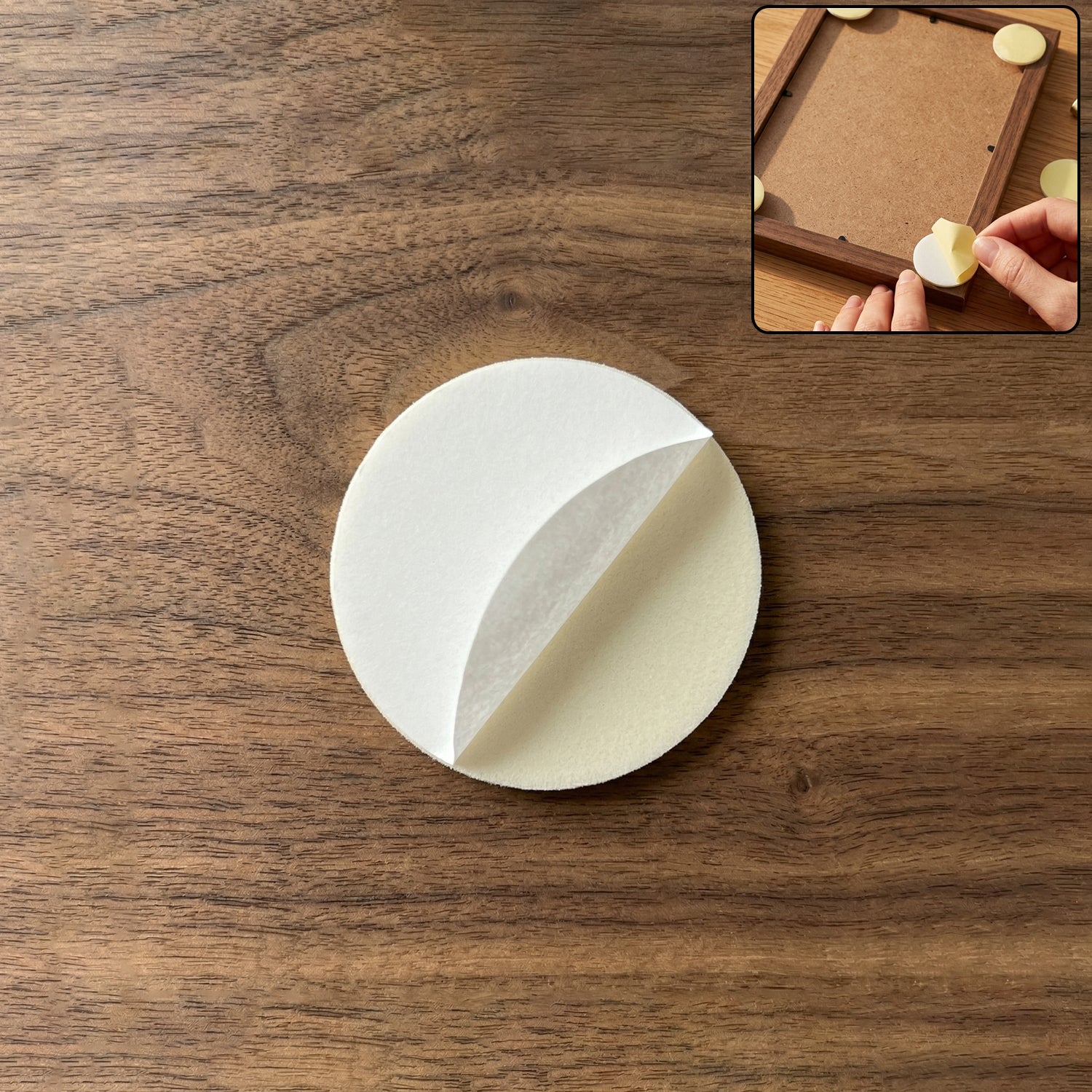 Round furniture protection pads