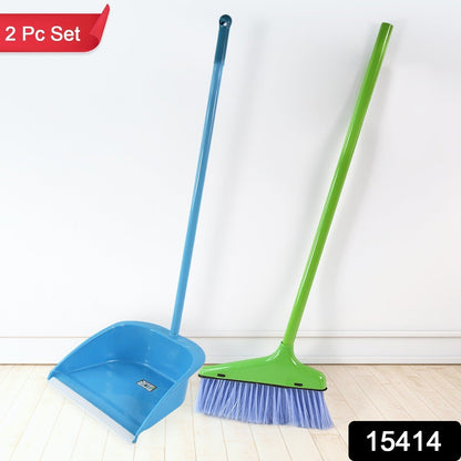 HANDLE DUSTPAN AND BRUSH FOR SWEEPING & CLEANING DUST, Supdi