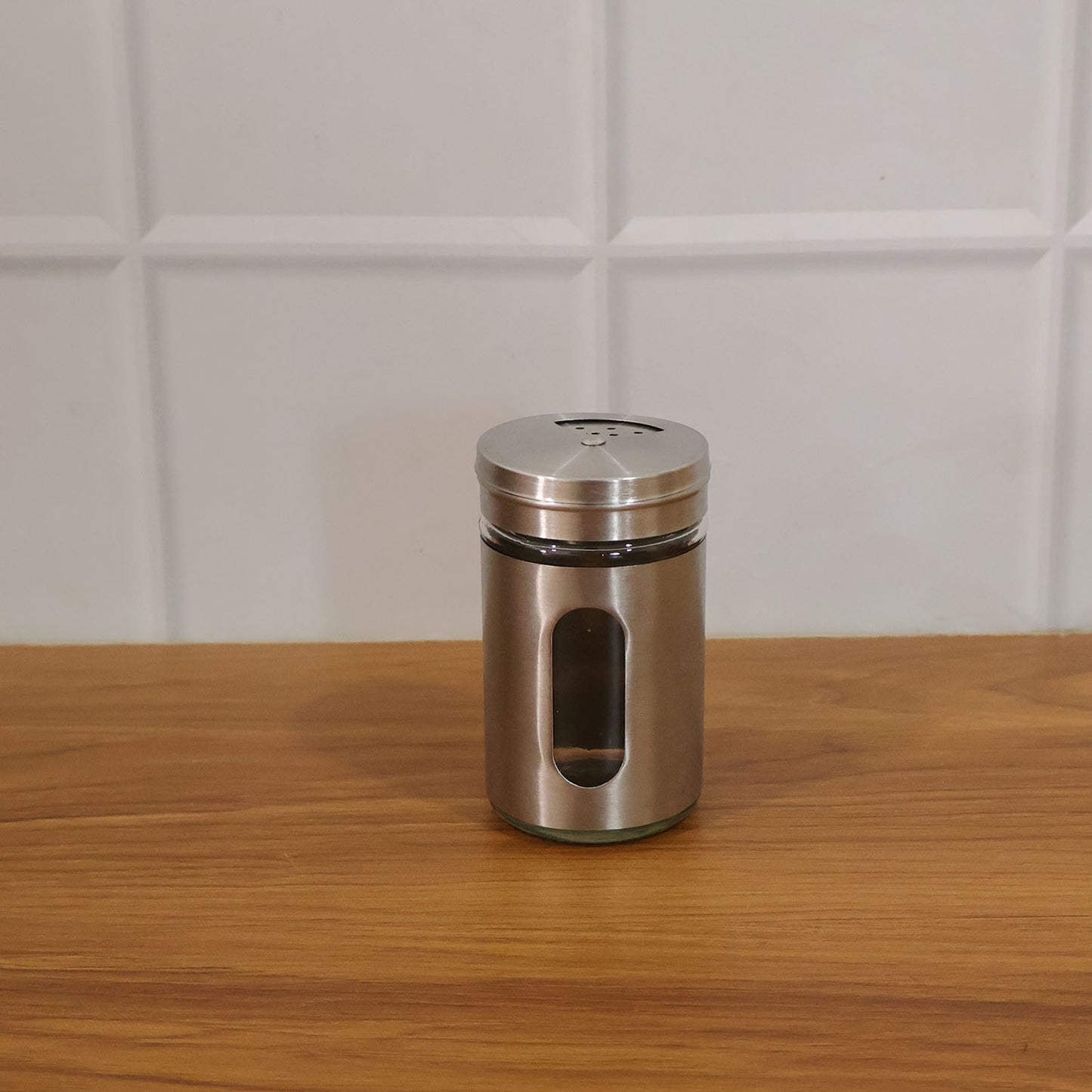 2 in 1 Stainless Steel Spice Jar