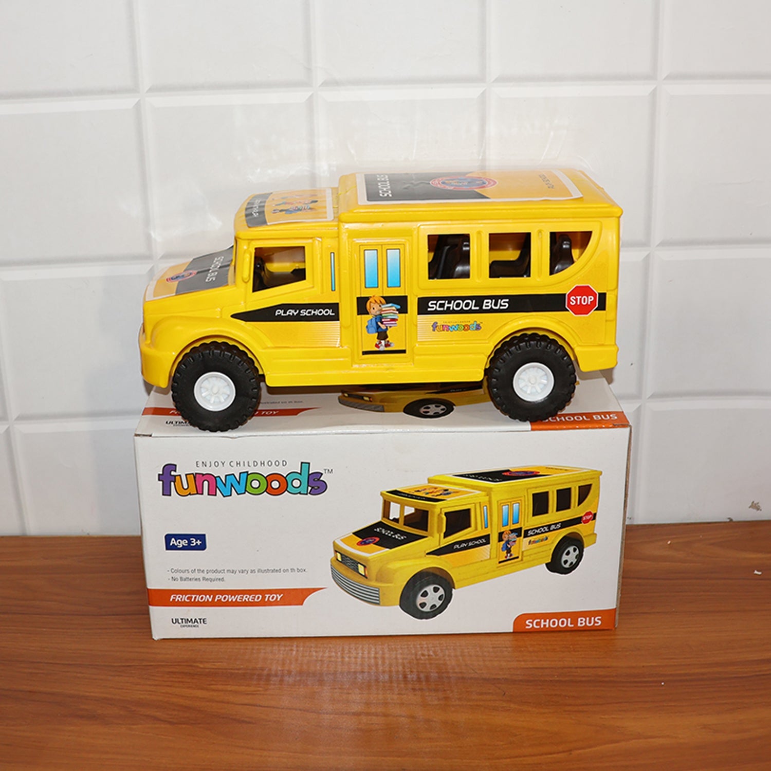 friction toy bus car