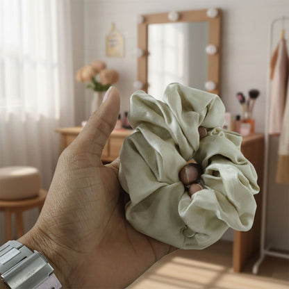 Premium Soft Fabric Hair Scrunchie (1 P)