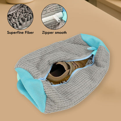 Heavy-Duty Reusable Shoe Washing Bag for Washing Machine (1 Pc) -01