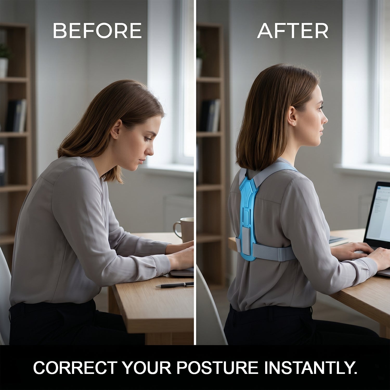Adjustable Posture Correction Belt