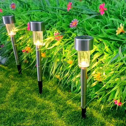  Solar Lawn Lamp Set of 12 - feature