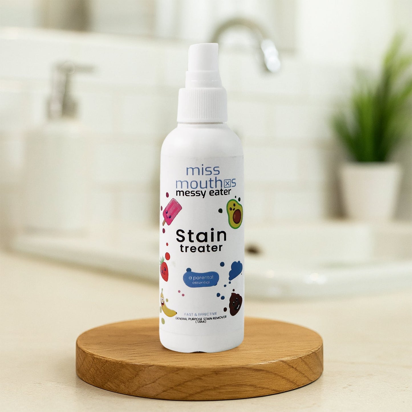 Instant Stain Remover Spray Mess & Food Stain Cleaning Solution 100ml - (1 Pc)