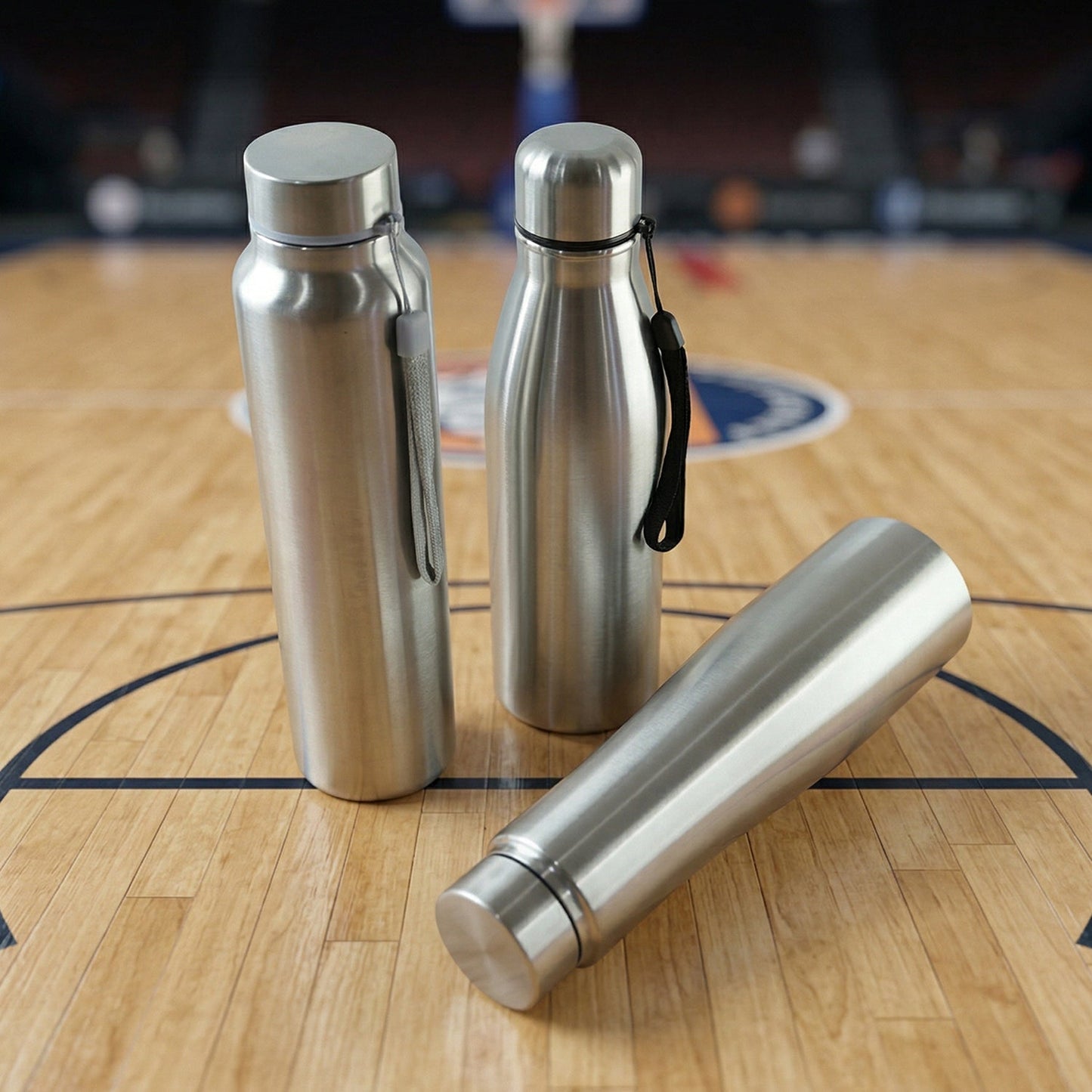 Premium Stainless Steel Water Bottle 1000 ML (1 Pc, 1000ML Approx Mix Design)