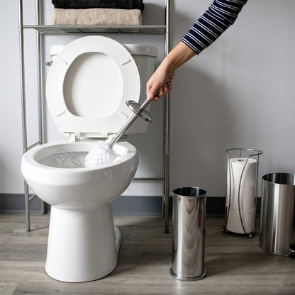 Premium Toilet Cleaning Brush with Holder Set (1 Pc)