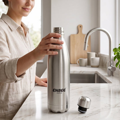 gym travel water bottle steel