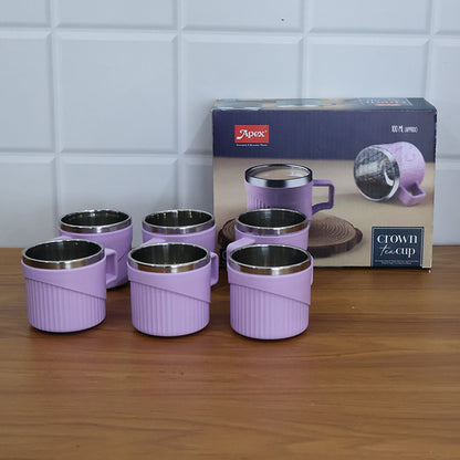 Apex Sturdy Tea & Coffee Cup - (6 Pc / Set)