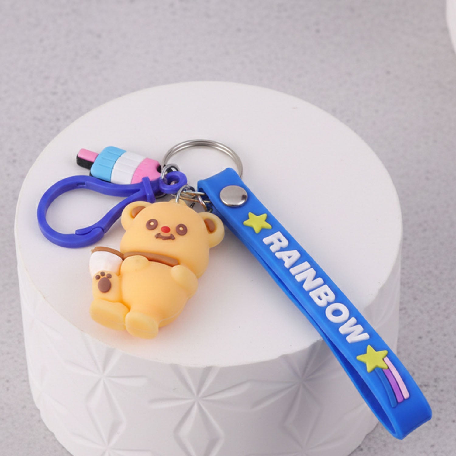 Decorative bear charm for bags