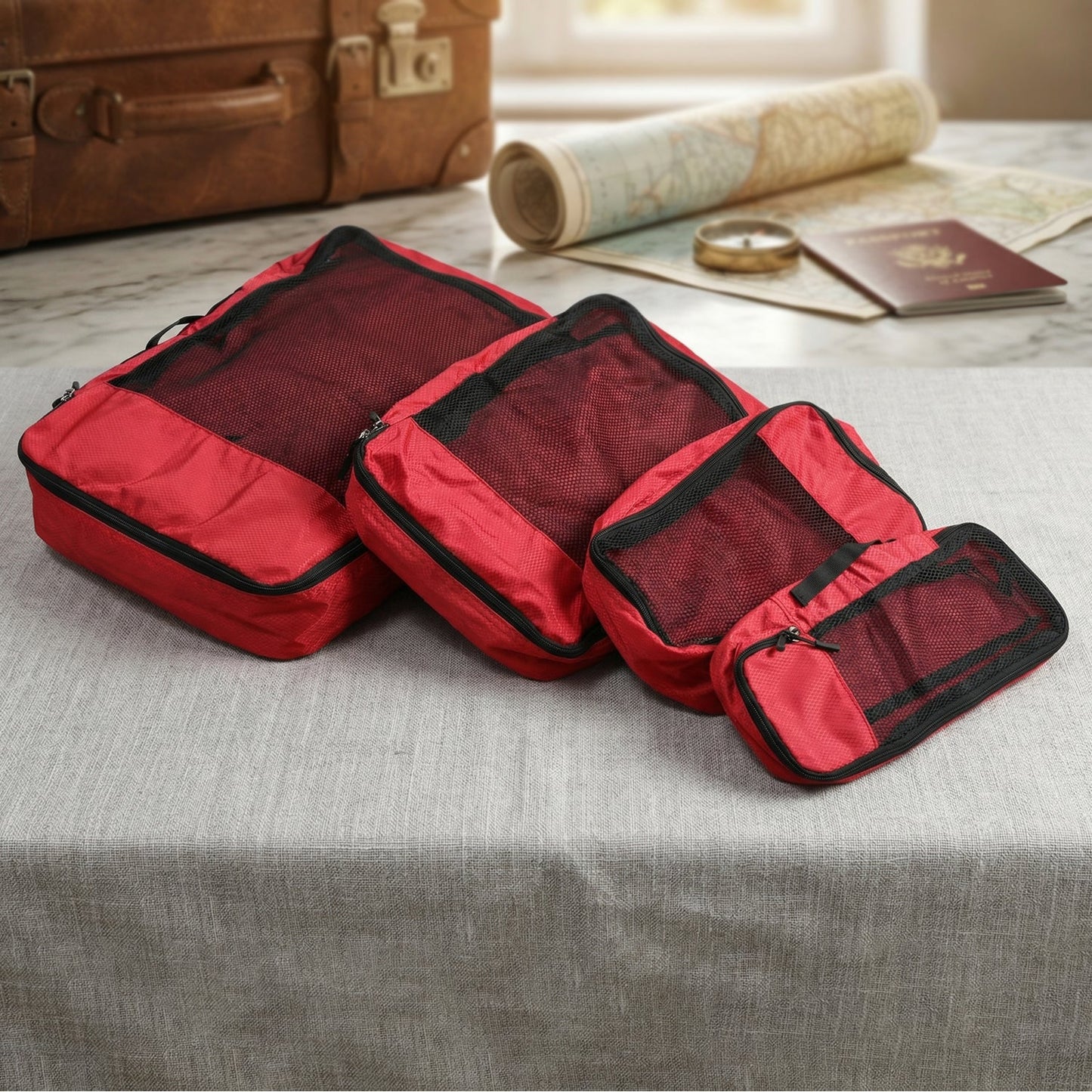 suitcase organizer pouch set