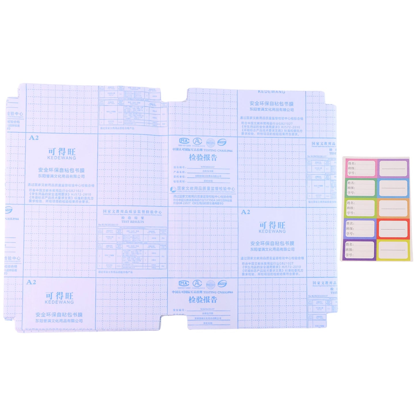Durable Clear Adhesive Sheets for Book Protection