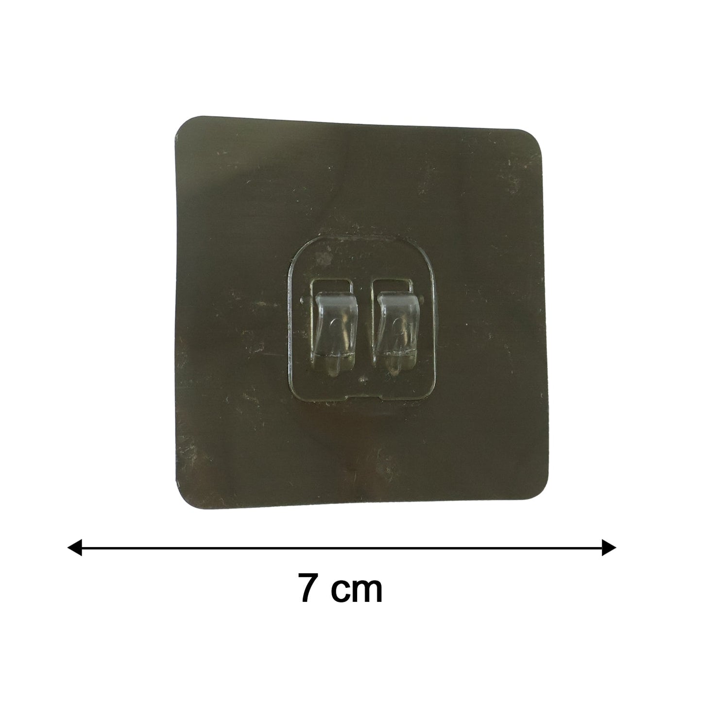 Adhesive wall hook size illustration