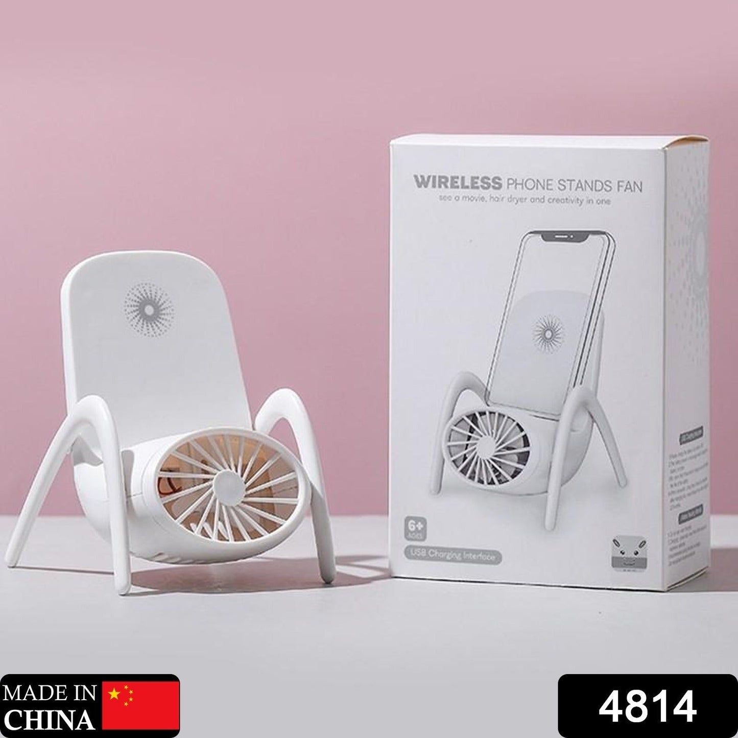Portable Phone Holder Fan