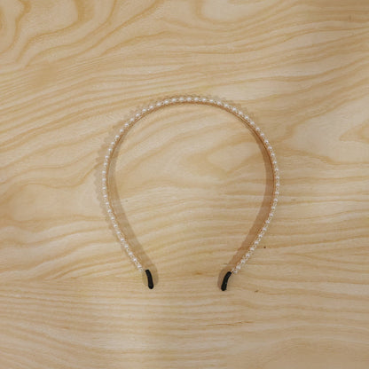 Slim Pearl Hairband Elegant Designer Headband for Women (1 Pc)