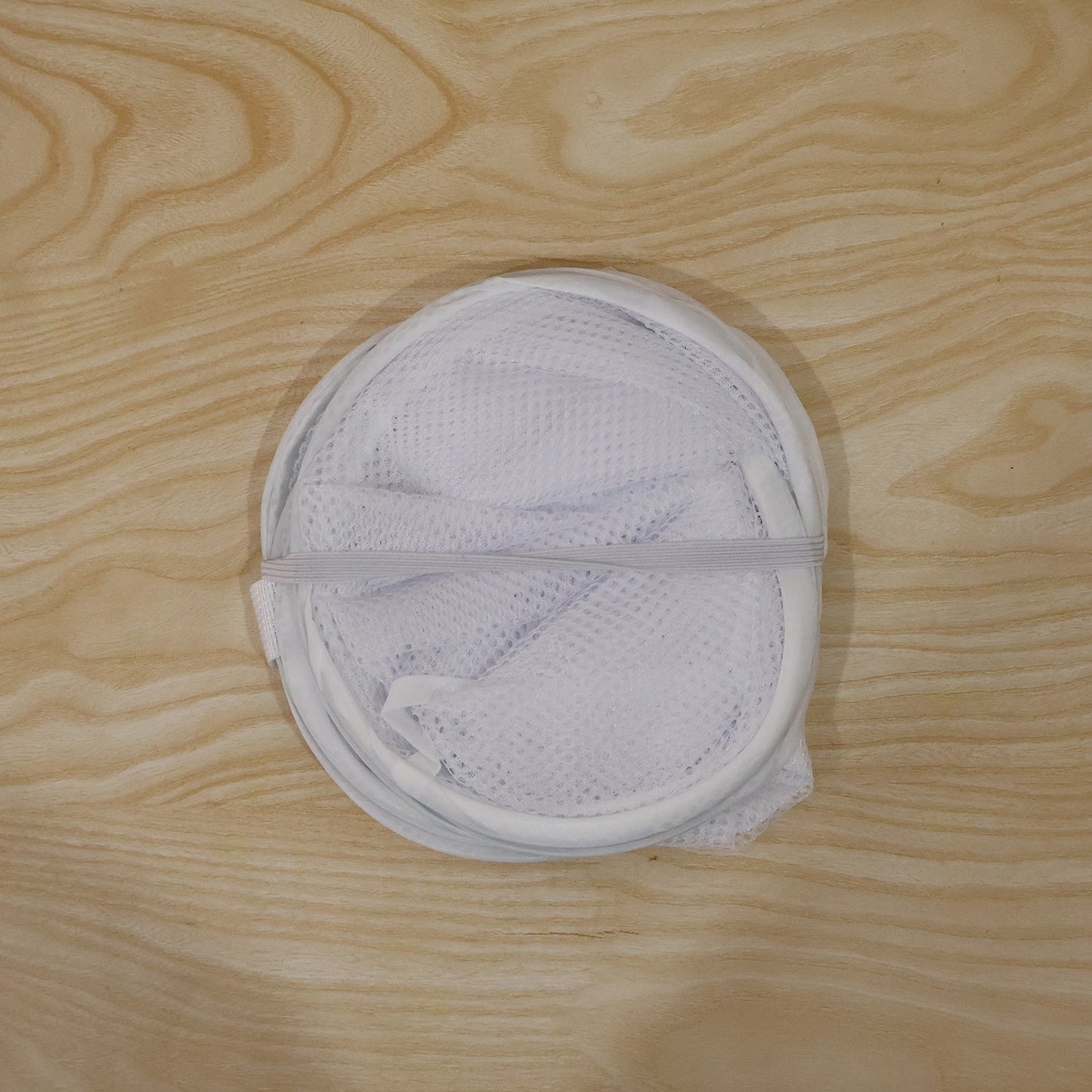 Foldable Laundry Basket Fabric Mesh Clothes Hamper Bag (1 Pc,33x33x54cm)