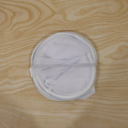 Foldable Laundry Basket Fabric Mesh Clothes Hamper Bag (1 Pc,33x33x54cm)