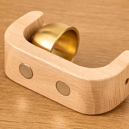 Megnetic Zen Bell for Meditation with Wooden Stand (1 Pc)