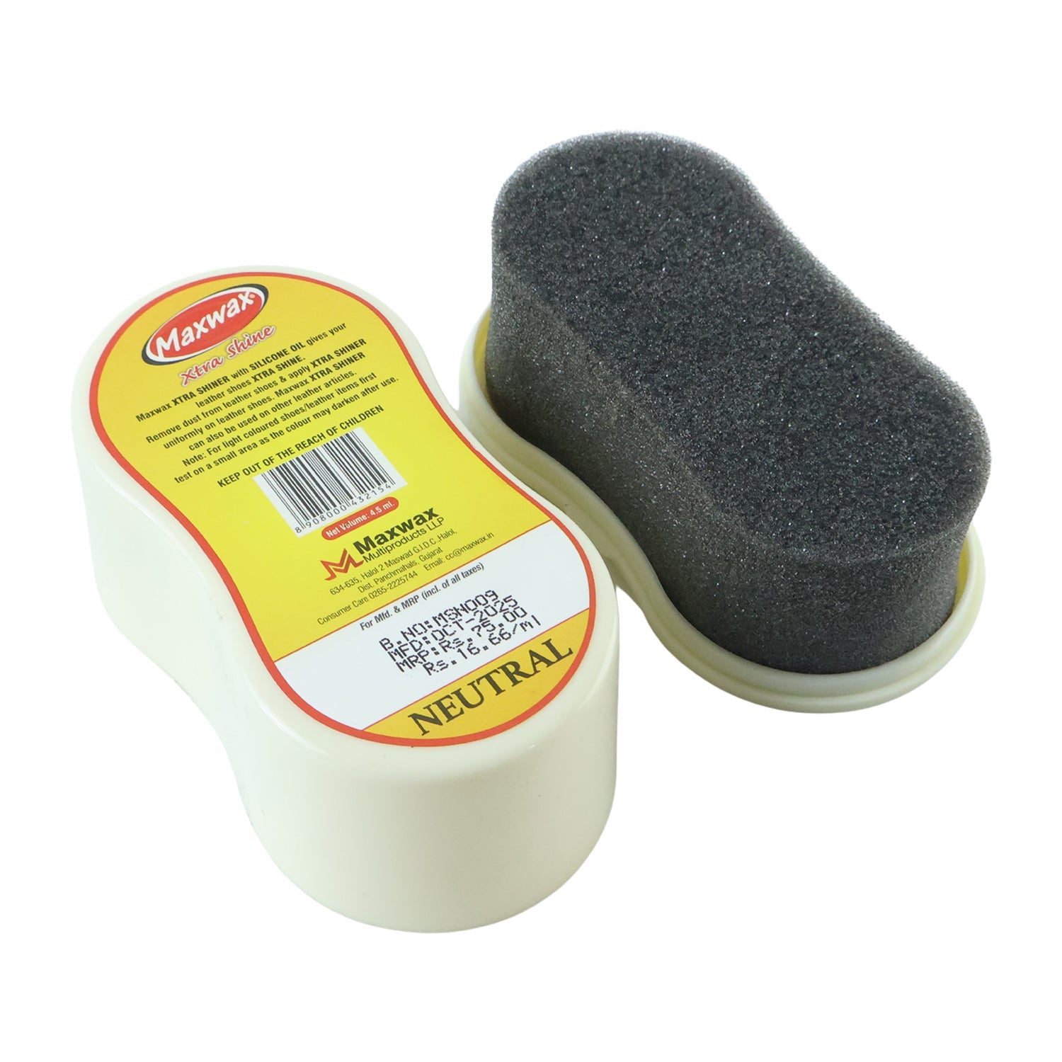 compact shoe cleaning sponge