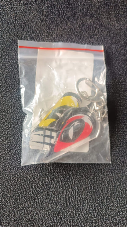 2-in-1 Best Friends Matching Acrylic Breakable Keychain