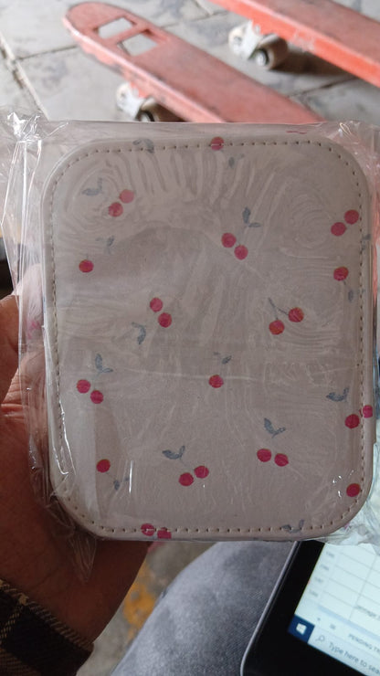 Jewellery travel organizer box inside view with compartments India