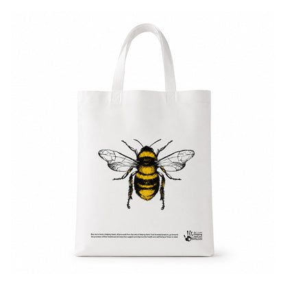 Bee Tote Bag White Background
