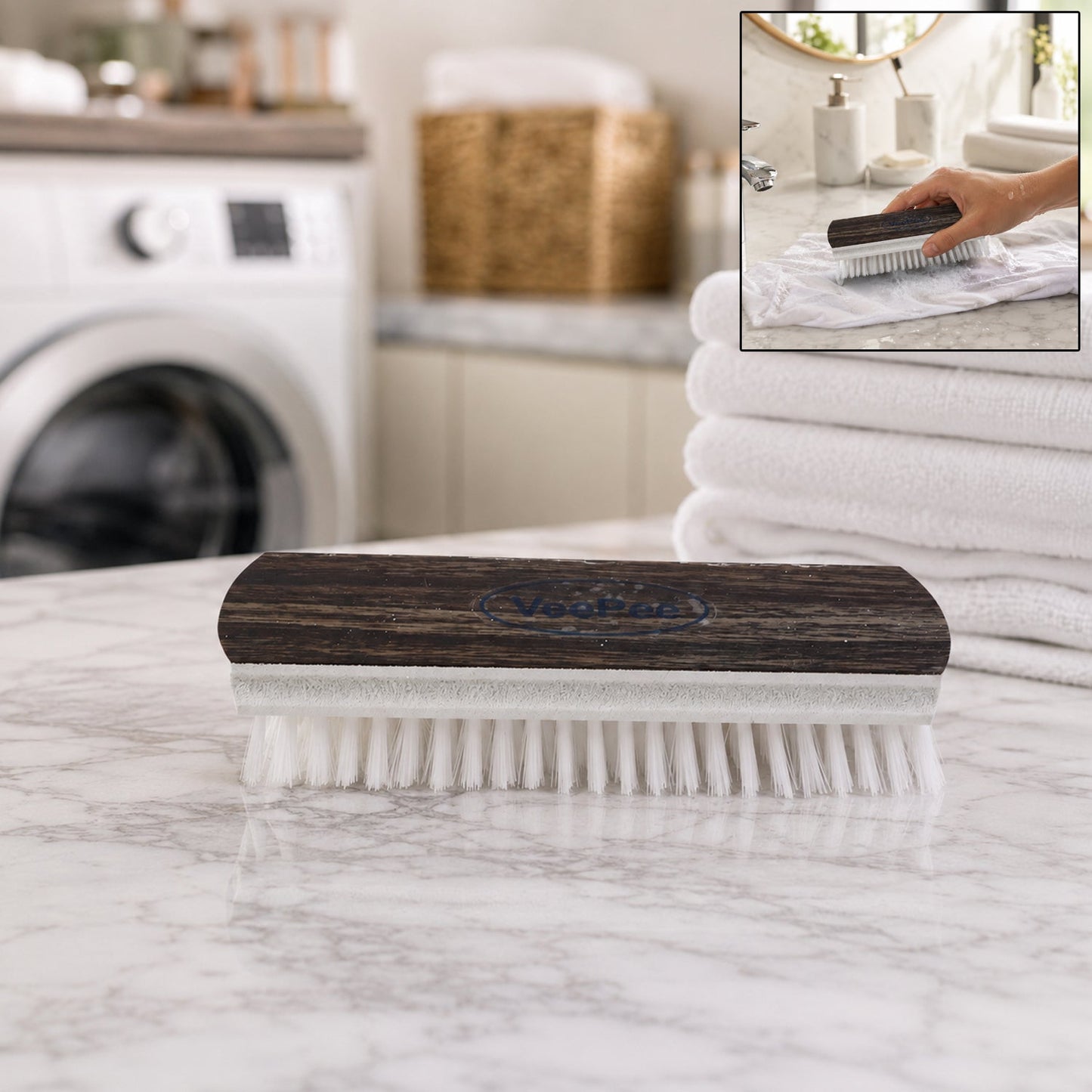 VeePee Hard Golden Cloth Wash Brush