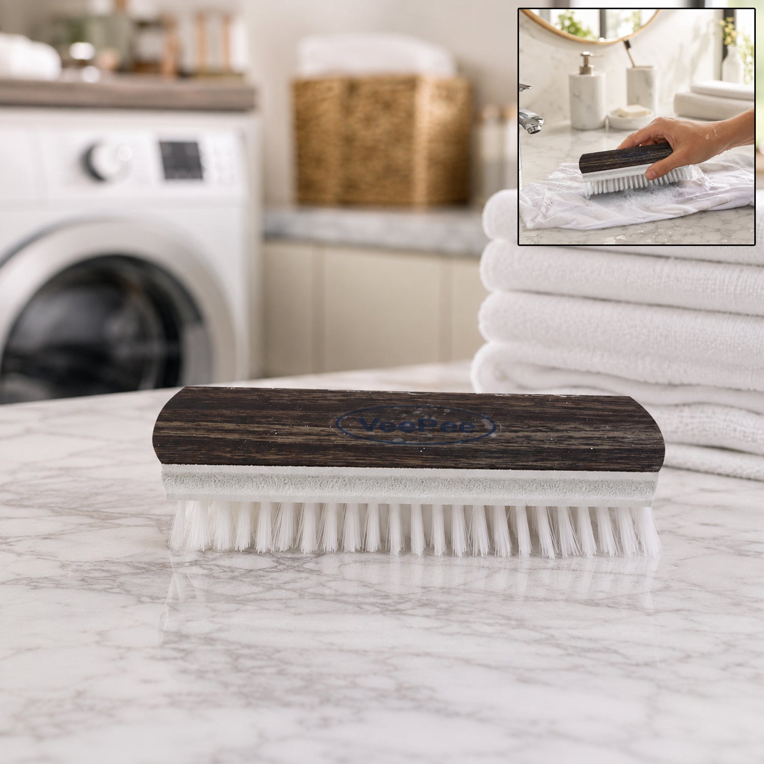 VeePee Hard Golden Cloth Wash Brush